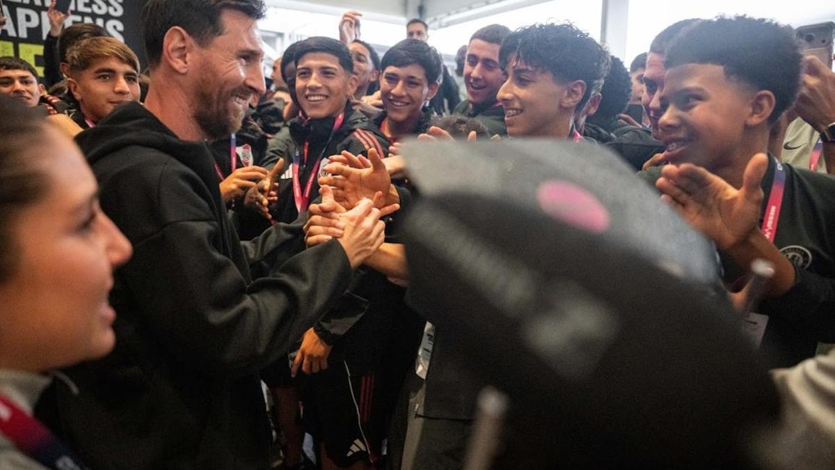 Messi causó sensación