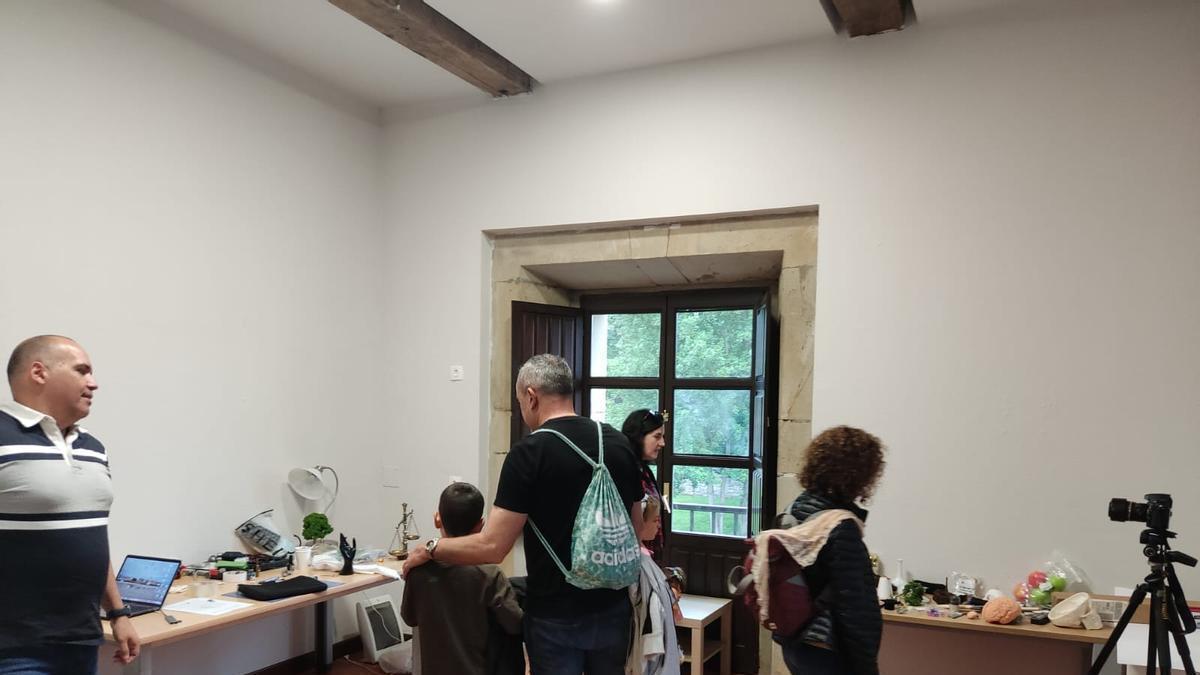 El Palacio de San Andrés de Cornellana, durante una jornada de puertas abiertas