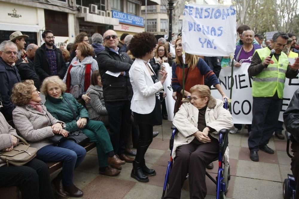 Manifestación por unas pensiones dignas en Murcia