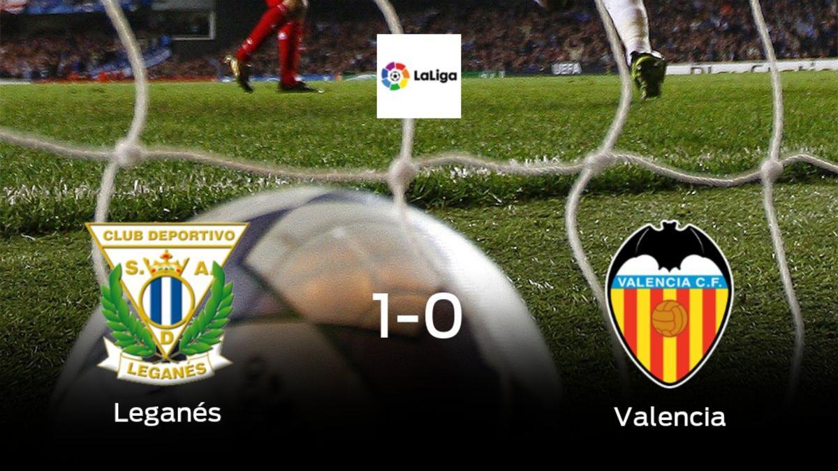 El Leganés suma tres puntos a su casillero tras ganar al Valencia (1-0)