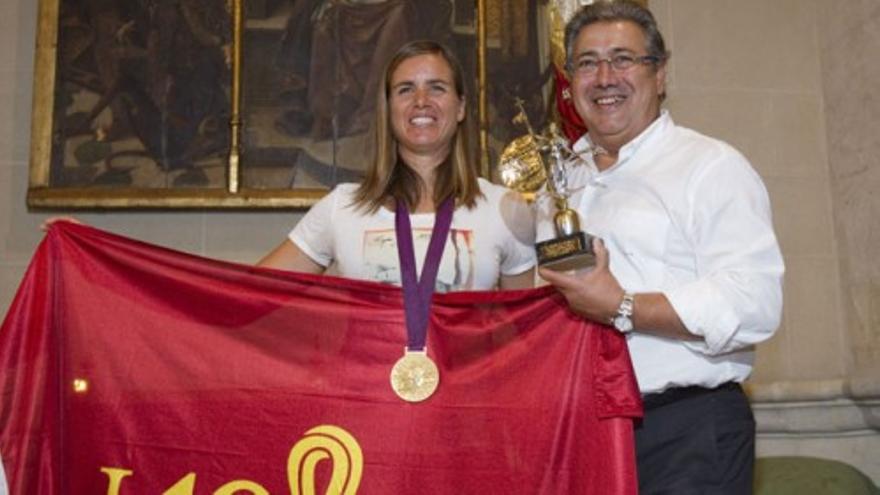 Marina Alabau disfruta de sus éxitos ya en Sevilla