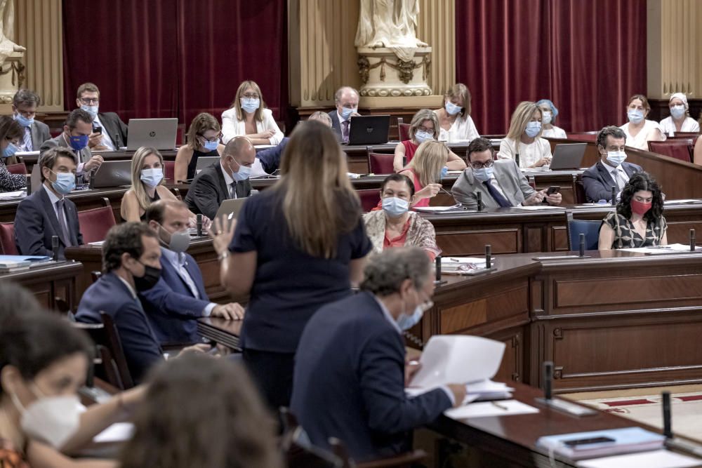 Pleno del Parlament del día 21 de julio de 2020