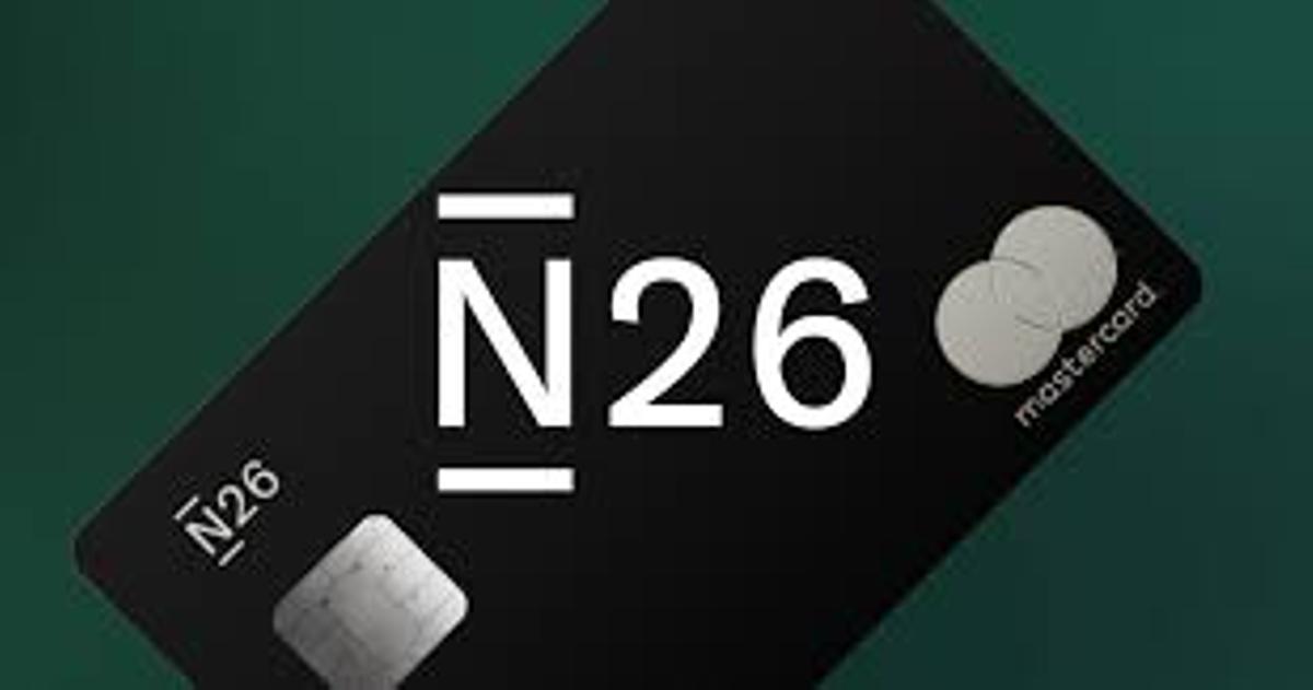 Tarjeta del banco N26.