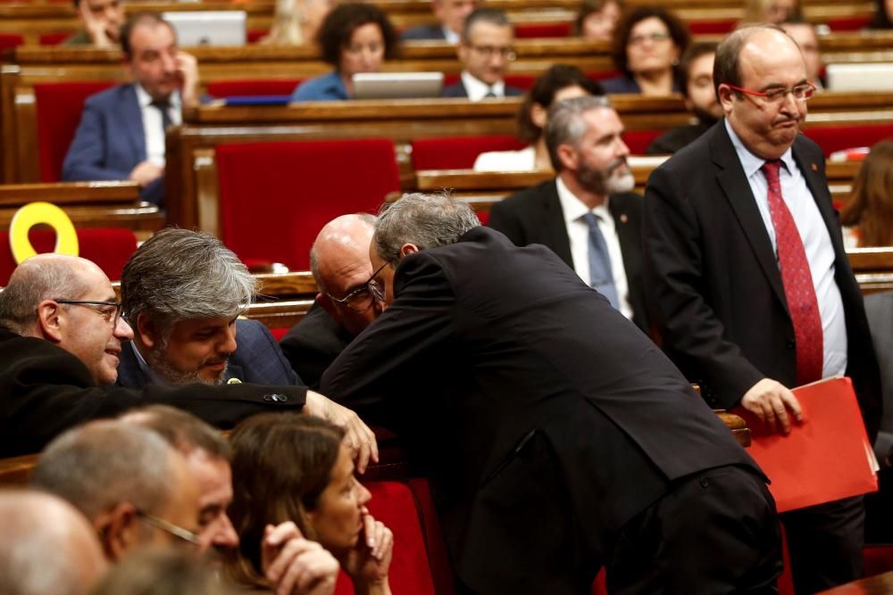 La moció de censura a Quim Torra, en fotos