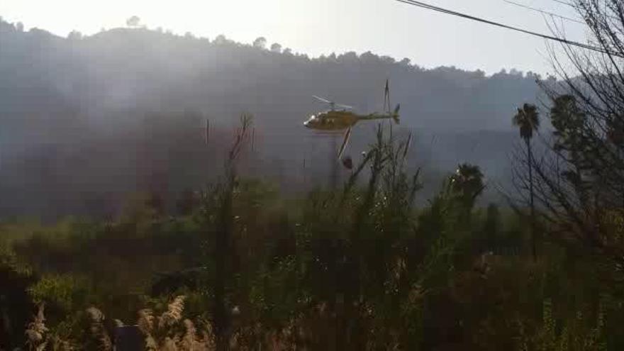 Sofocan un nuevo incendio cerca del Menjú de Cieza