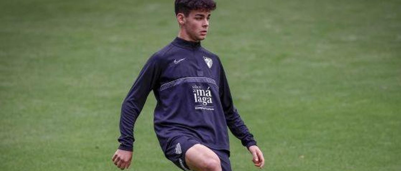 Andrés Caro, en un entrenamiento.