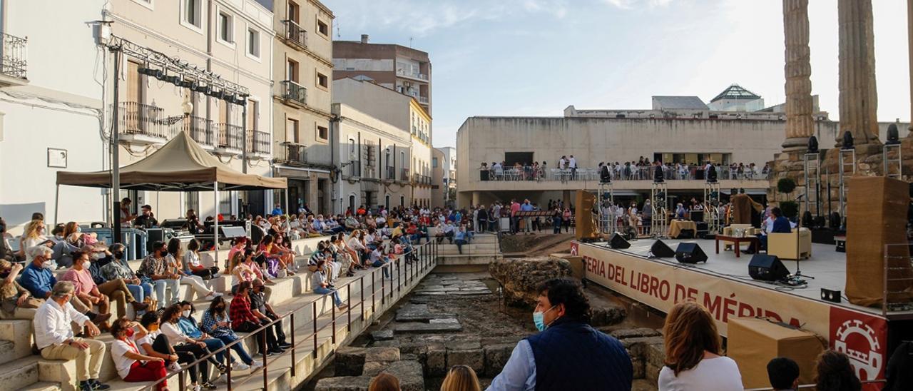 La Feria del Libro de Mérida, en una edición pasada.