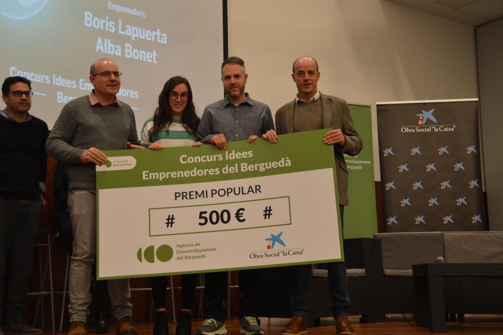 Lliurament dels premis del Concurs d'Idees Emprenedores del Berguedà