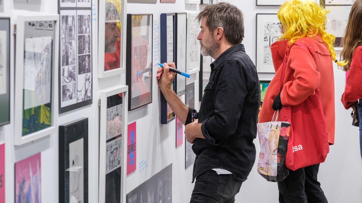 Paco Roca en el Salón del Cómic de 2024.