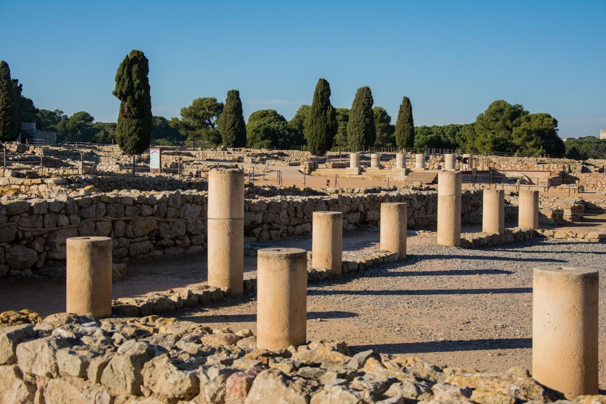Las ruinas de Empúries en la Costa Brava