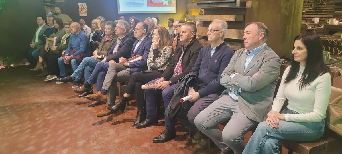 Asistentes a la presentación, en Oviedo.