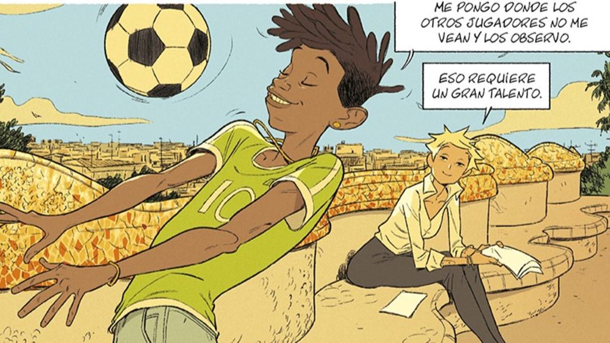 Viñeta de 'Soy un ángel perdido'.