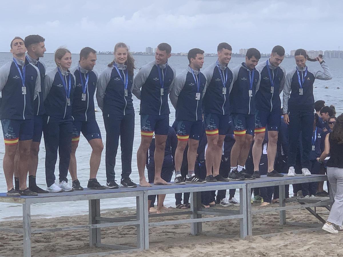 Las mejores imágenes de la Regata Interuniversidades de Santiago de la Ribera en la que ha participado la princesa Leonor