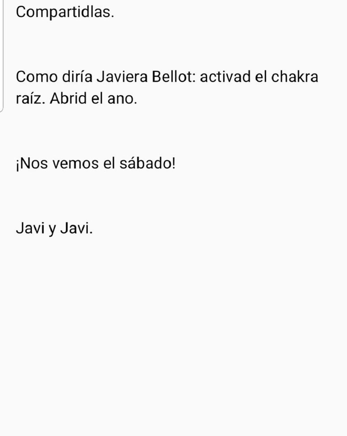 Y como despedida...
