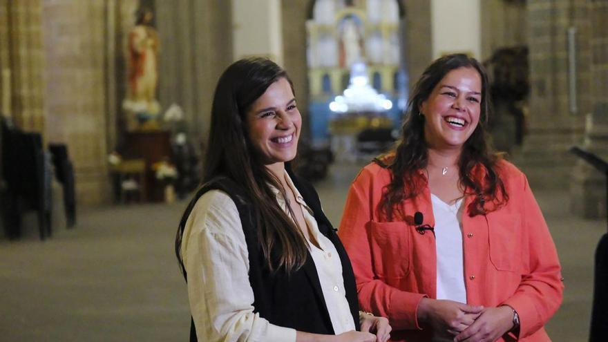 Marta y Virginia Santana, las hermanas solistas del coro que cantará para el papa León XIV