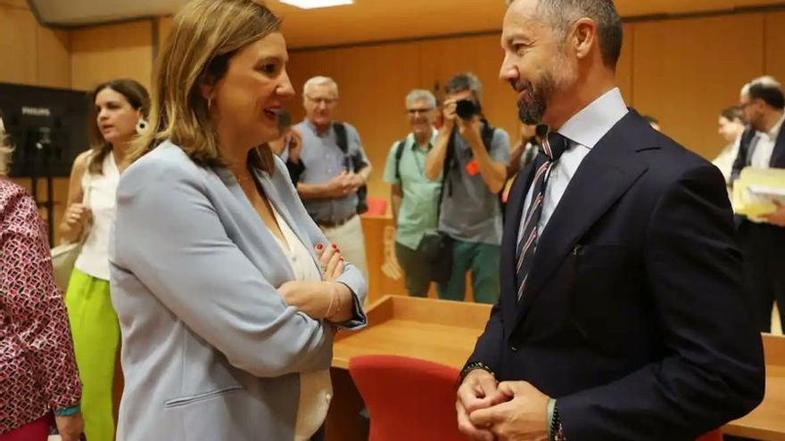 Catalá y Badenas, socios de gobierno en el Ayuntamiento, discrepan con el tema Lim