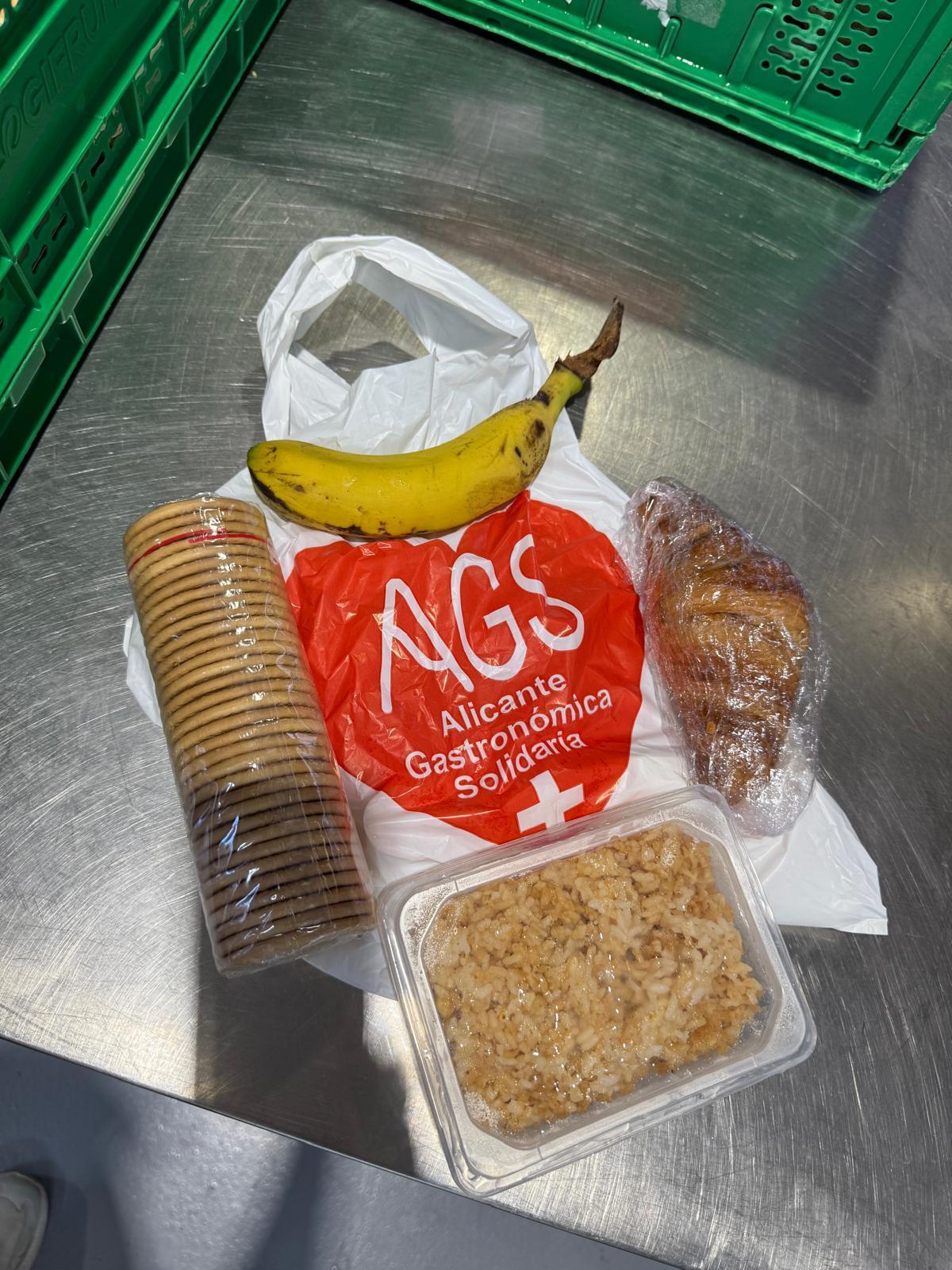El menú que repartirá Alicante Gastronómica entre los afectados por la DANA en Valencia.