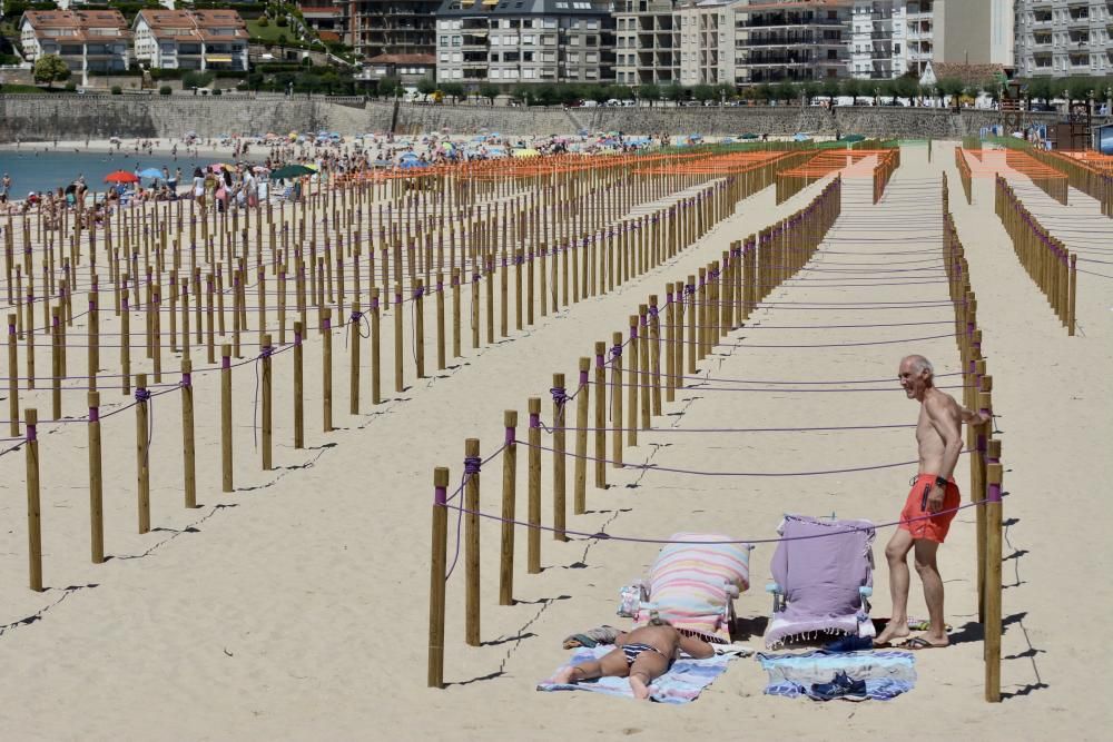 Los bañistas "pasan" de las parcelas de Silgar