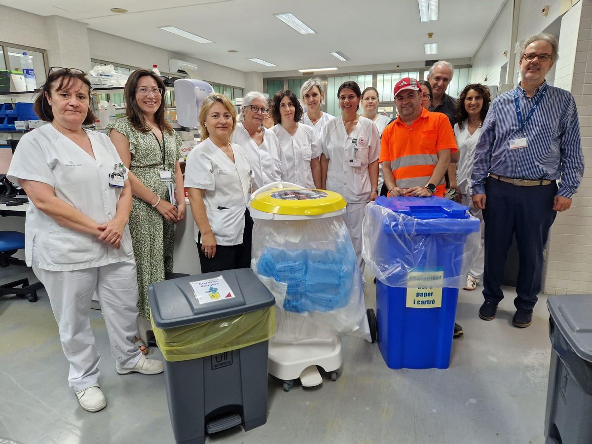 Sensibilisiert für Zero Waste: das Team im Hospital de Manacor.