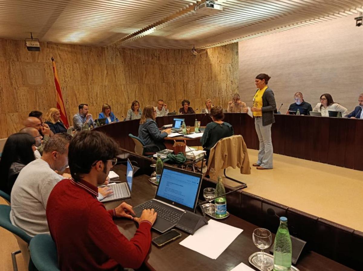 Una imatge del ple de Salt