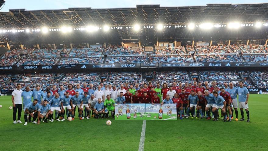 Directo: el 'Partido das Lendas' llena Balaídos de magia y de nostalgia