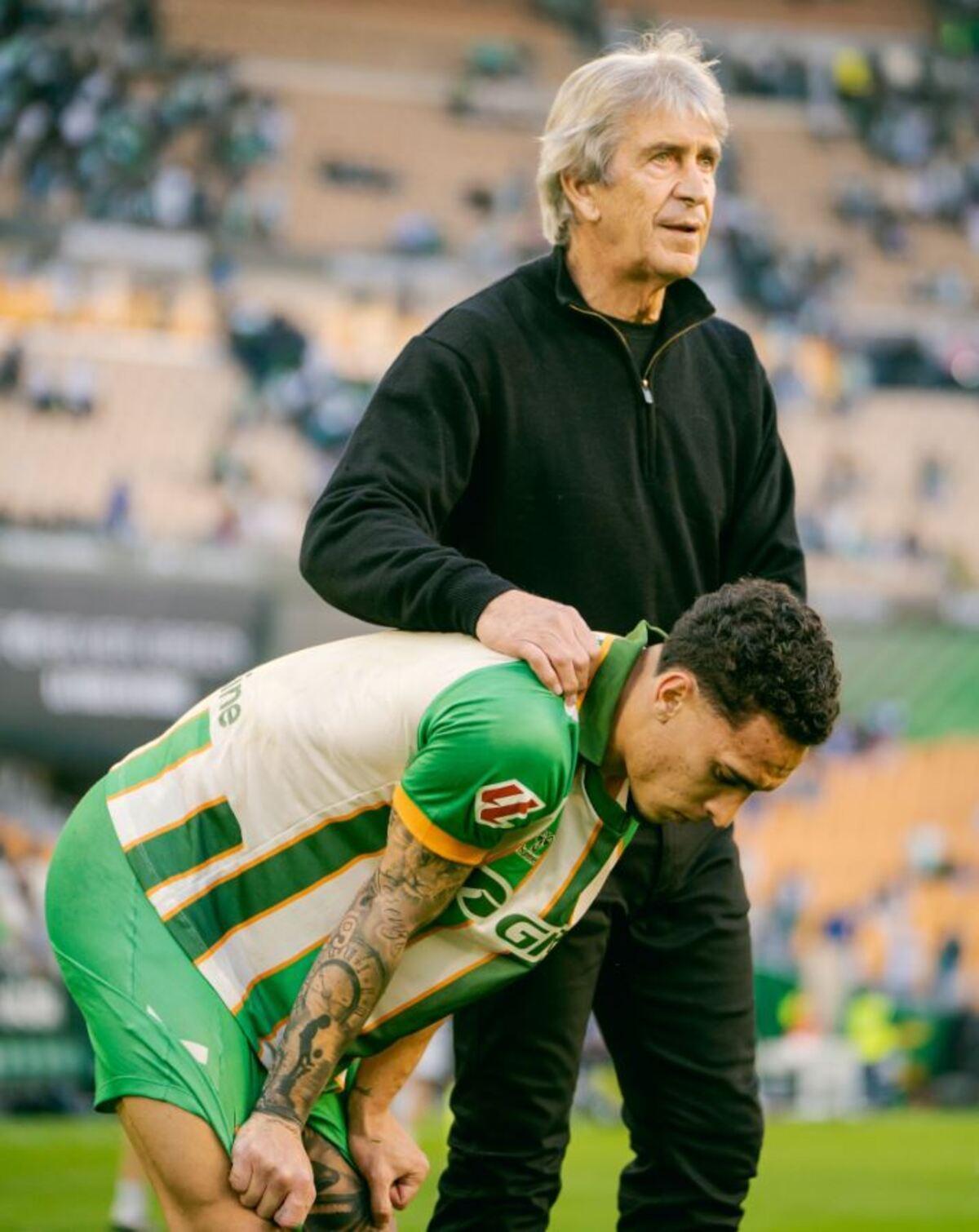 Pellegrini y Antony tras el empate ante el Rayo Vallecano
