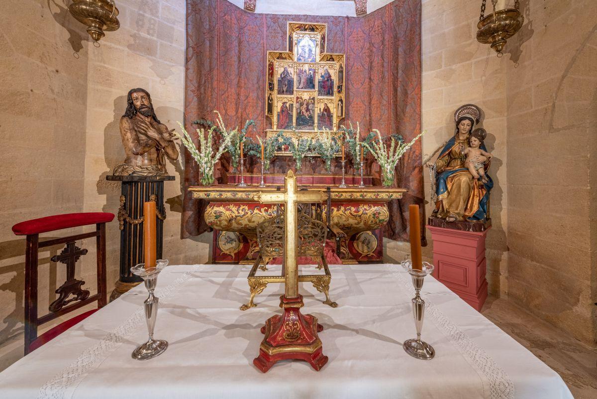 Capilla del Castillo de Almodóvar, cuya sacristía se incorporará desde el 1 de mayo a la visita.