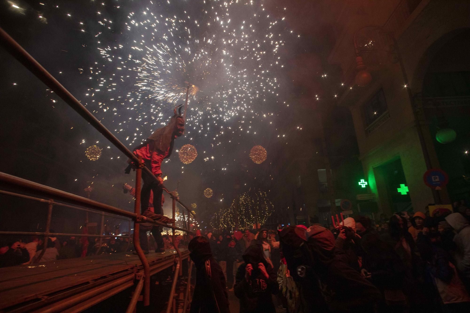 Feuer und Drachen in Palma de Mallorca: So lief der erste Correfoc nach der Pandemie