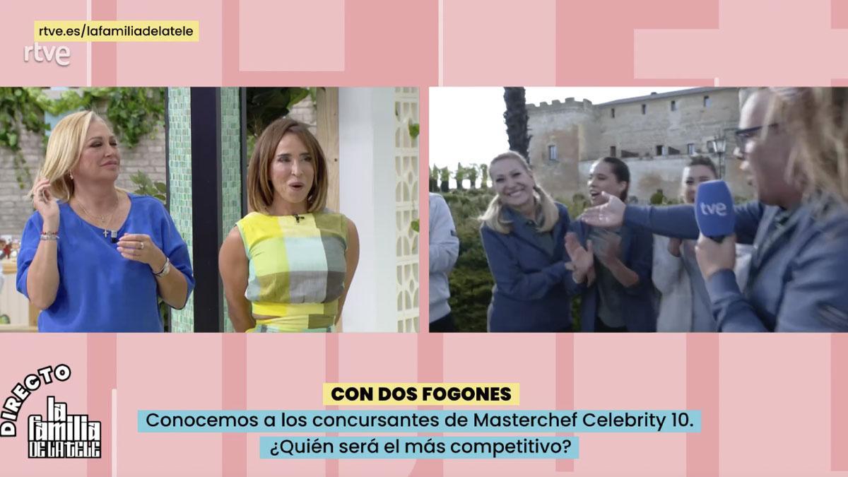 Rosa Benito en 'La familia de la tele'