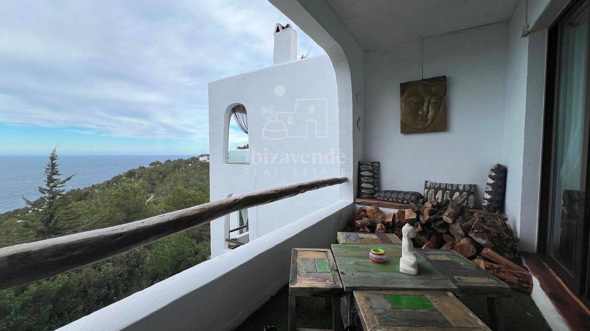 Las vistas desde el apartamento superior