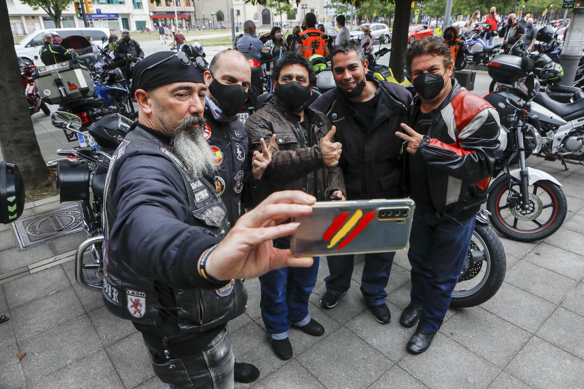 Concentración motos en Gijón