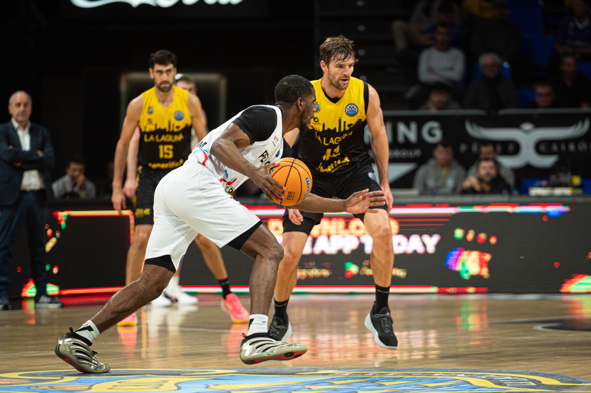 Partido La Laguna Tenerife - Aliaga Petkim Sport del Round of 16 de la BCL  | 04/03/2025 | Fotógrafo: Rafael Arturo Jiménez Rivero