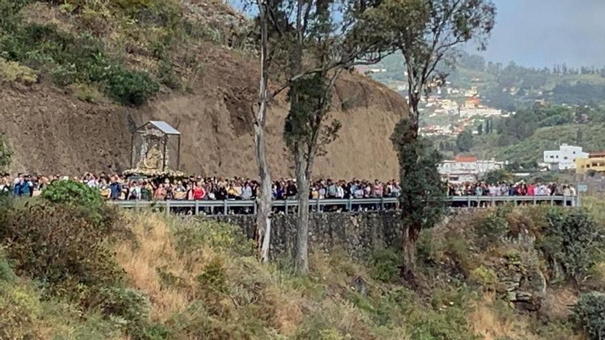 Llega la Virgen del Pino al colegio Claret