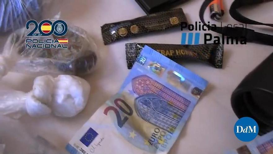 Detienen a un traficante y derriban siete casetas en una nueva actuación contra el tráfico de drogas y las construcciones ilegales en Son Banya