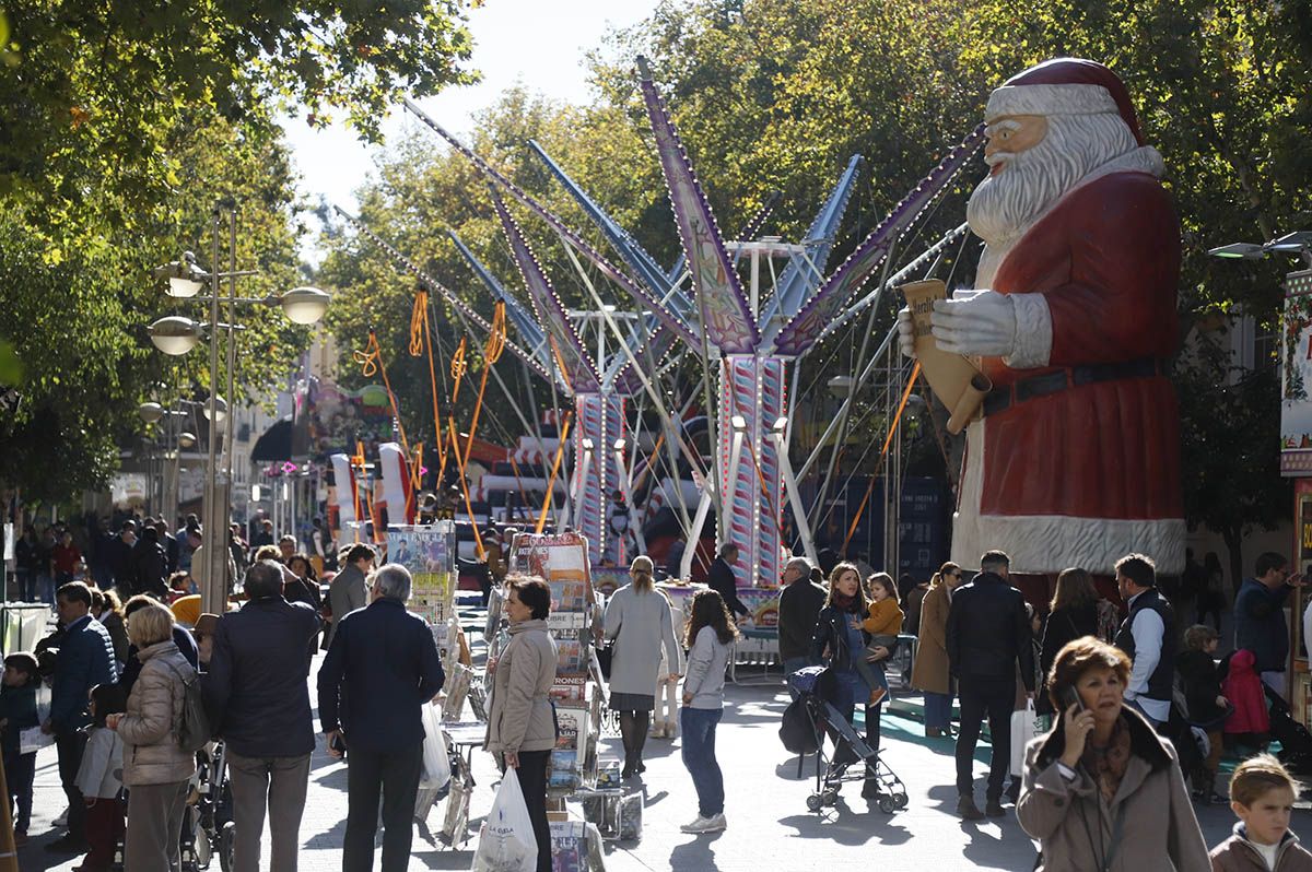 Ambiente navideño en el centro