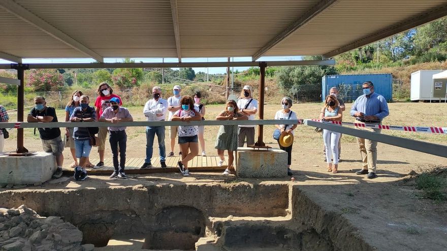 Visita al yacimiento del Cortijo de Acebedo de Mijas