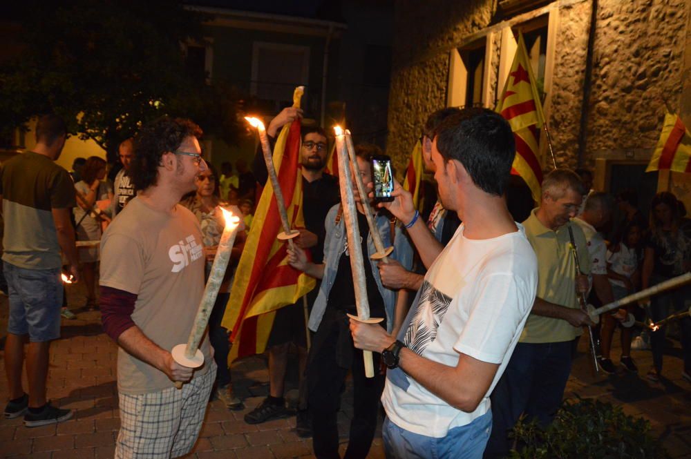 Marxa de torxes a Berga