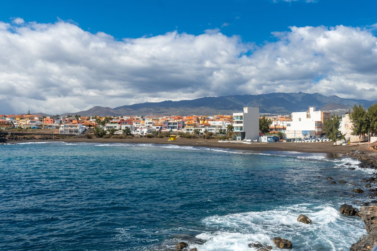 La costa de Telde en Gran Canaria