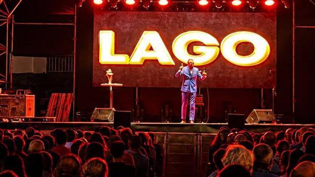 Un momento de la actuación de Miguel Lago. |