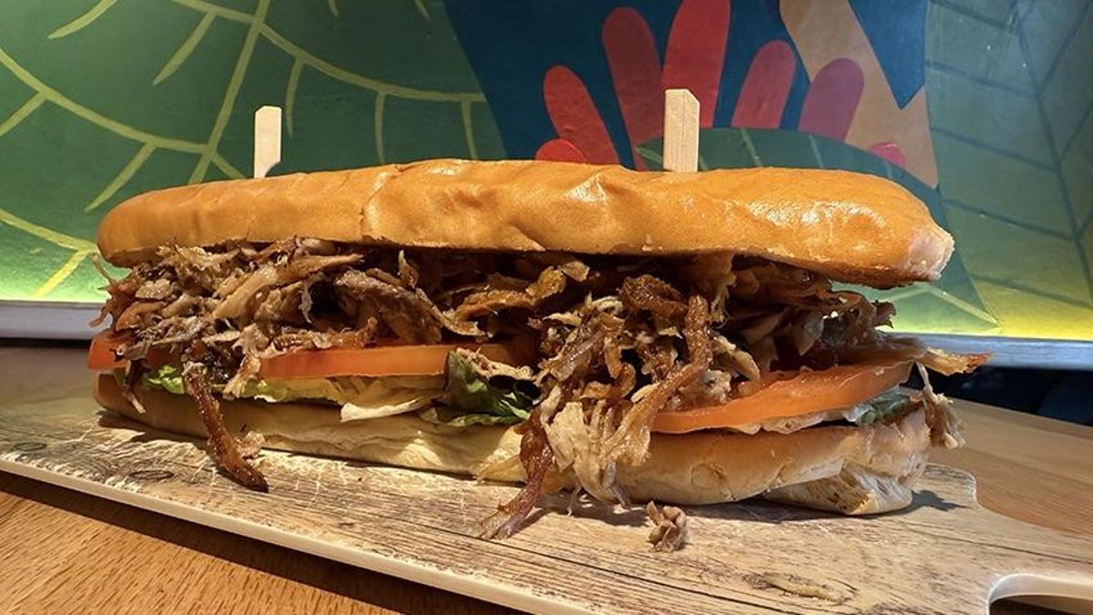 El bocata cubano de La mulata latina.