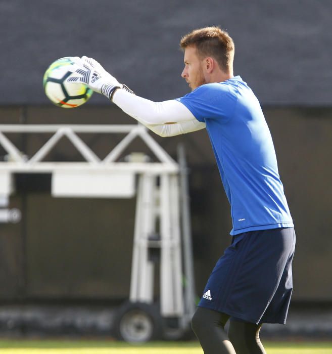 El primer entrenamiento de Neto