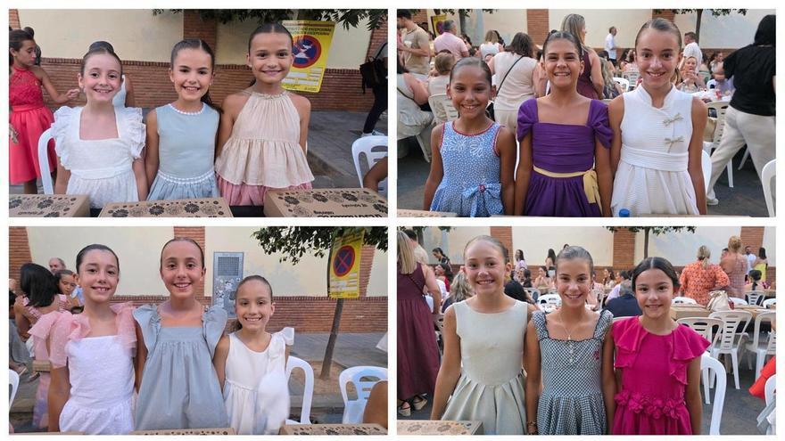 Candidatas a Fallera Mayor Infantil de València 2027 en el Sopar de la Punxà