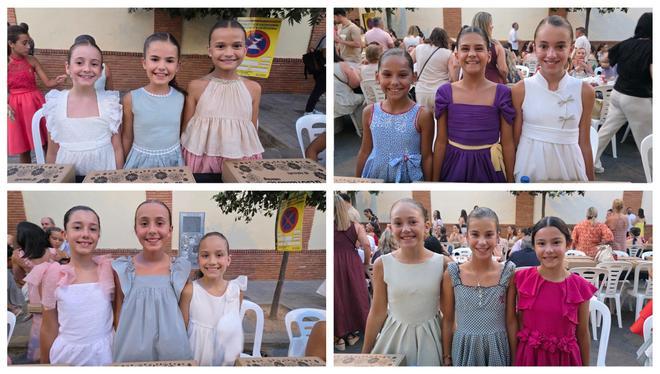 Candidatas a Fallera Mayor Infantil de València 2027 en el Sopar de la Punxà