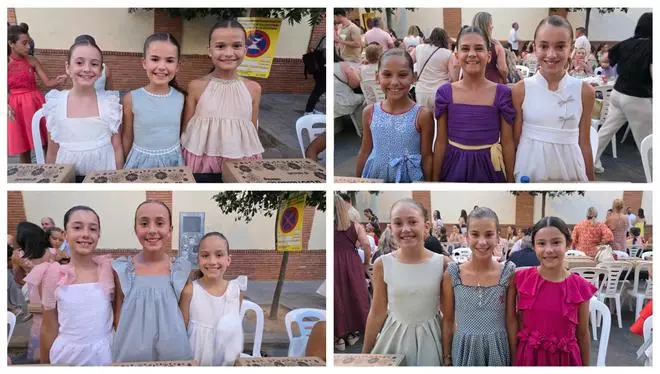 Candidatas a Fallera Mayor Infantil de València 2027 en el Sopar de la Punxà
