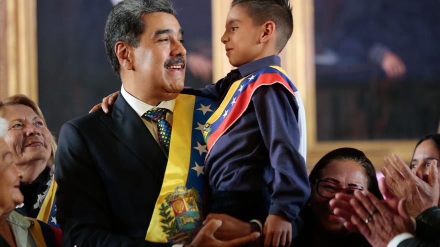 La toma de posesión de Nicolás Maduro como presidente de Venezuela, en imágenes