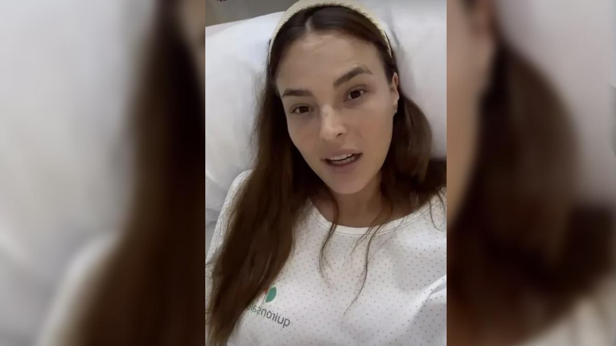 Marta Peñate, ingresada en el hospital