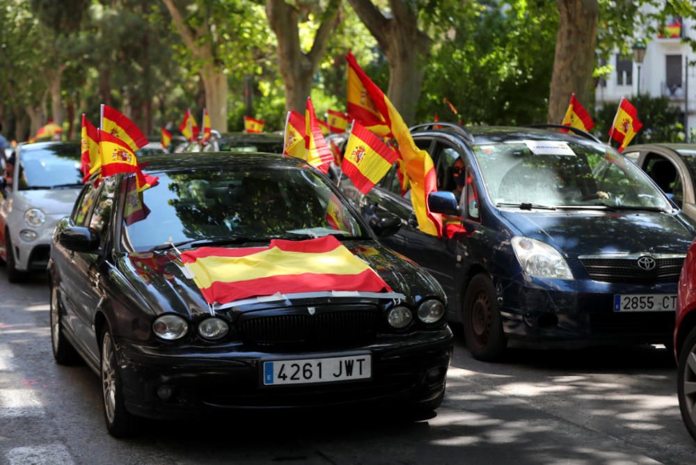 Manifestación contra el Gobierno convocada por Vox en Valencia