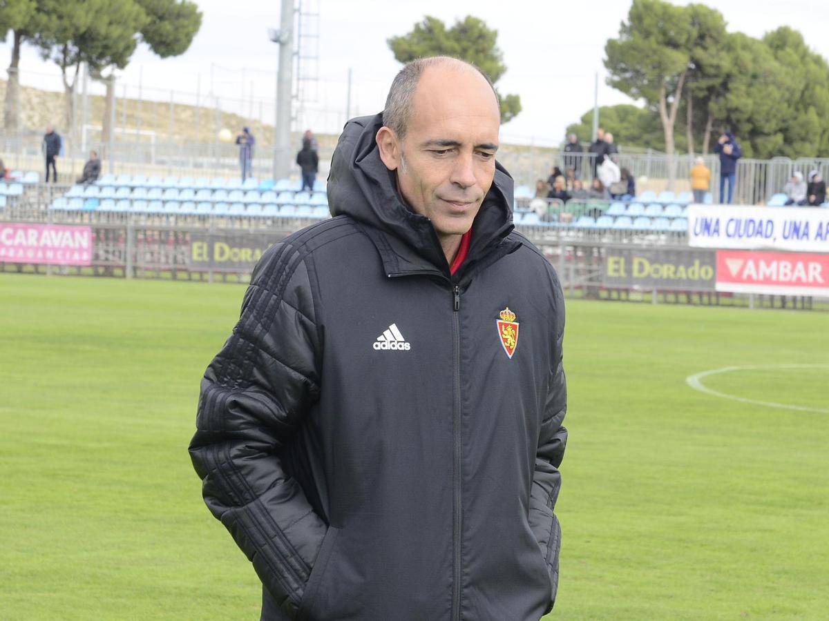 Javier Garcés, técnico del División de Honor juvenil.