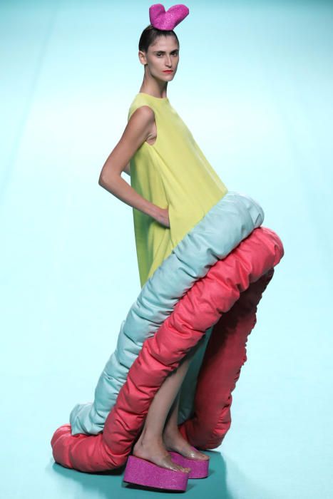 Model presents creation from Agatha Ruiz de la ...