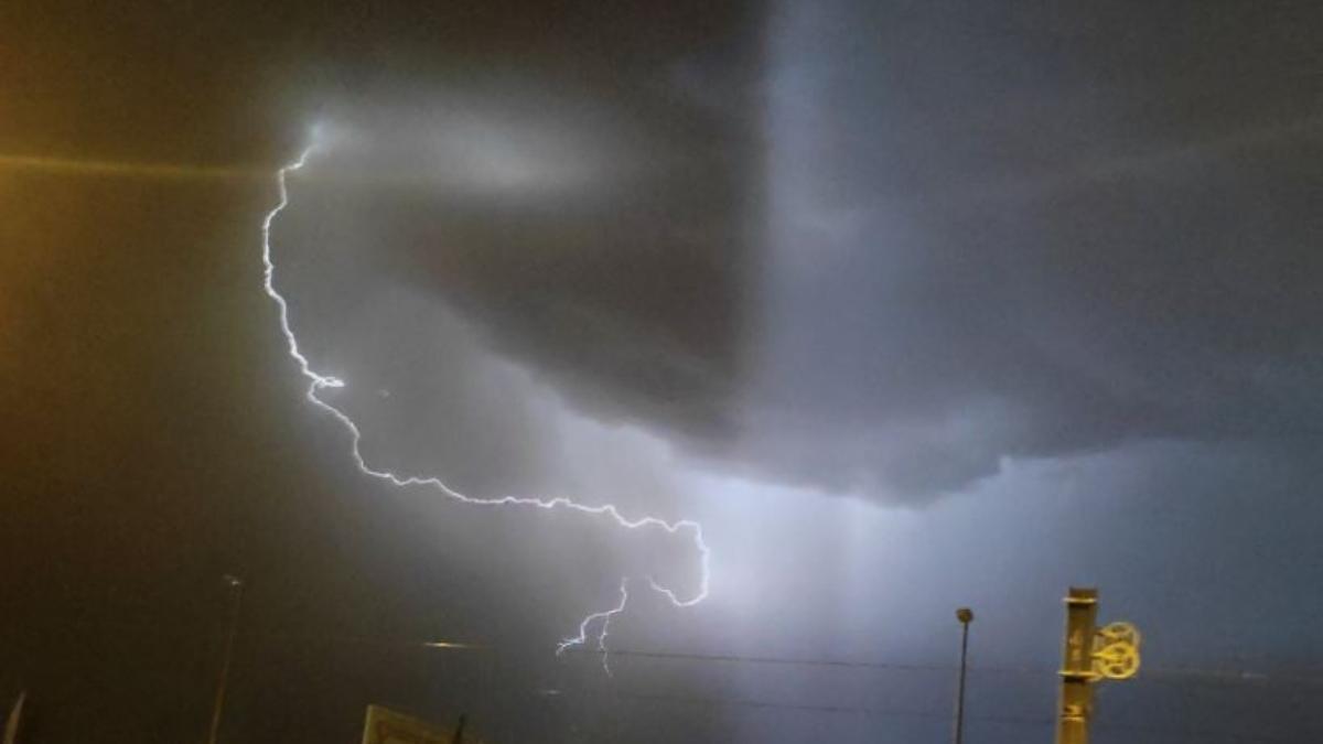 Tormenta en Murcia, esta madrugada